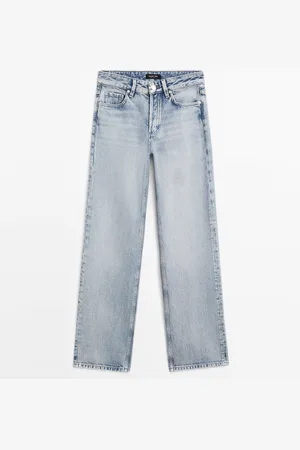 Massimo Dutti Jeans Wide Leg Tiro Medio