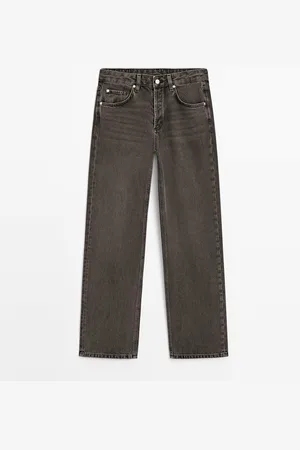 Massimo Dutti Jeans Wide Leg Tiro Medio
