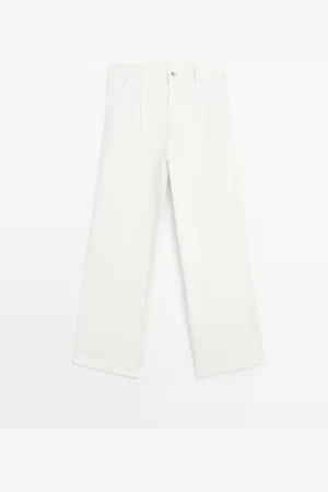 Massimo Dutti Pantalón Relaxed Fit Tiro Medio