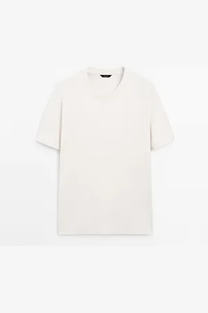 Massimo Dutti Camiseta Medium Weight 100% Algodón