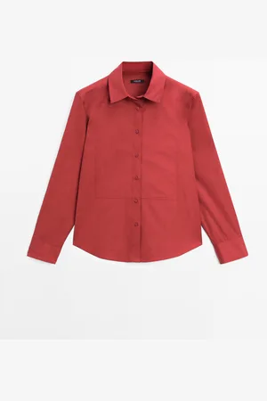 Massimo Dutti Camisa Popelín 100% Algodón