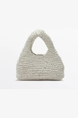 Massimo Dutti Bolso Mini Crochet Serraje