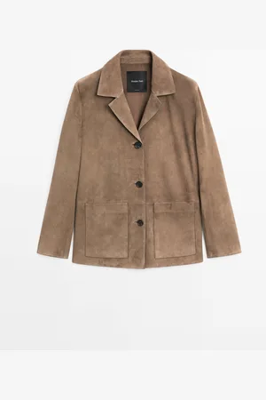 Massimo Dutti Americana Fluida Piel Ante