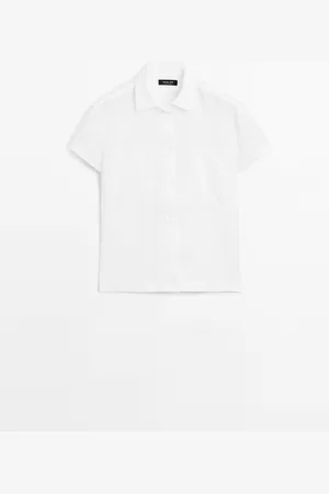 Massimo Dutti Camisa Manga Corta 100% Lino