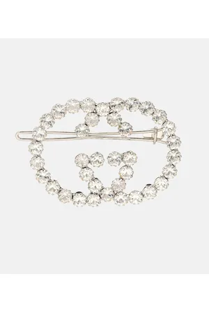 Gucci GG embellished hair clip