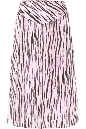 Baum und Pferdgarten Senga tiger-print midi skirt