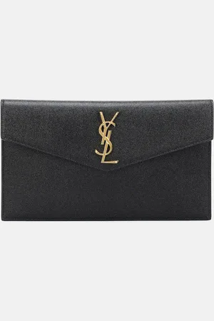 Saint Laurent Uptown leather clutch
