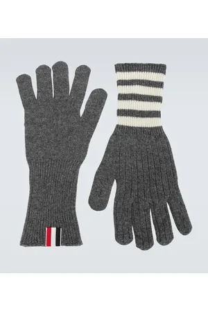 Thom Browne Hombre Guantes - Cashmere gloves