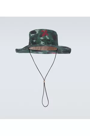 Loewe Hombre Sombreros - Paula's Ibiza watercolor explorer hat