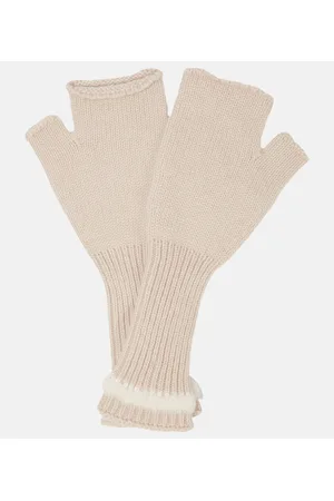 Barrie Guantes Teddy de cachemir