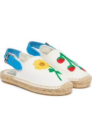 Stella McCartney Kids Alpargatas con hebillas y bordado