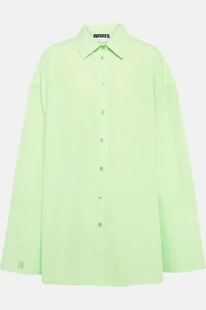 ROTATE Lipy cotton poplin shirt