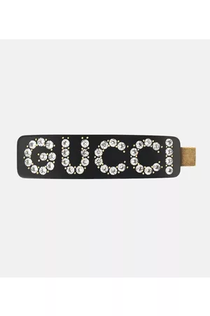 Gucci Mujer Accesorios para el cabello - Embellished logo hair clip