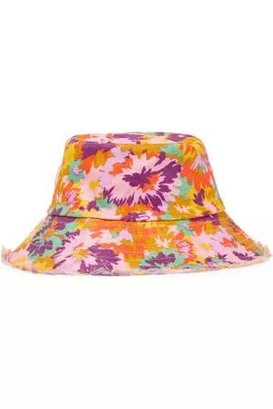 ZIMMERMANN Floral linen bucket hat