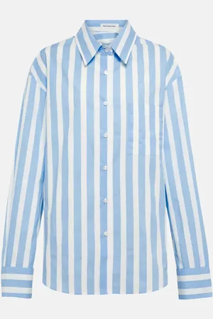 The Frankie Shop Lui striped cotton shirt
