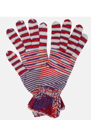 Missoni Striped wool gloves
