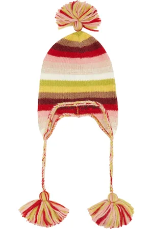 Alanui Mujer Sombreros - Striped alpaca wool-blend hat