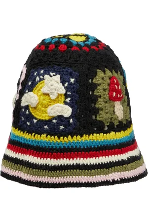 Alanui Northern Vibes crochet bucket hat