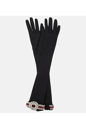 DAVID KOMA Mujer Guantes - Embellished opera gloves