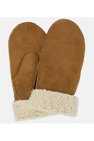 Isabel Marant Mujer Guantes - Mulfi shearling-lined mittens