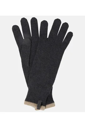 Brunello Cucinelli Mujer Guantes - Cashmere gloves