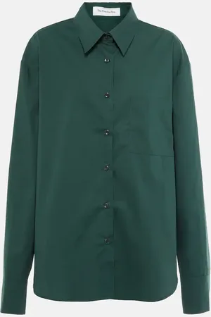 The Frankie Shop Lui cotton poplin shirt