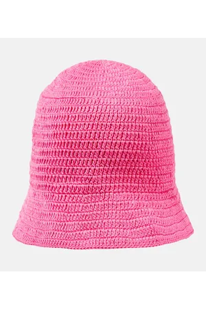 ANNA KOSTUROVA Crochet cotton bucket hat