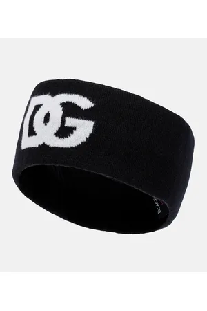 Dolce & Gabbana Logo intarsia wool-blend headband
