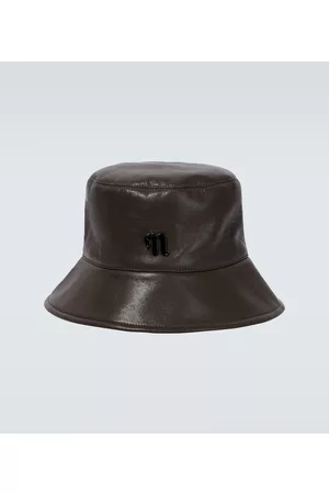 Nanushka Hombre Sombreros - Caran faux-leather bucket hat