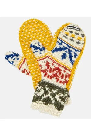Loro Piana Mujer Guantes - Bernina jacquard cashmere mittens