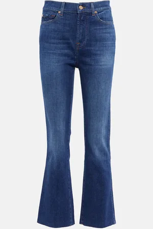 7 for all Mankind Slim Kick high-rise jeans