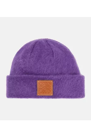 Loewe Anagram mohair-blend beanie