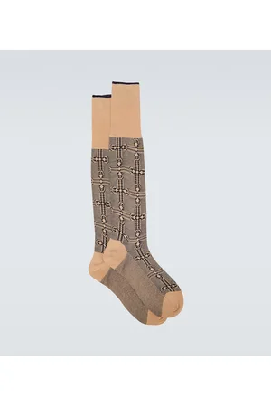 Gucci Horsebit jacquard cotton socks