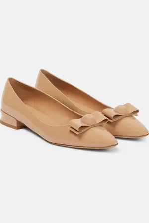 Salvatore Ferragamo Katrin patent leather ballet flats