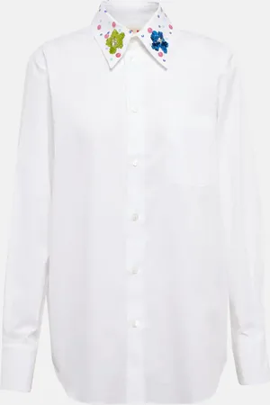 Marni Embroidered cotton shirt