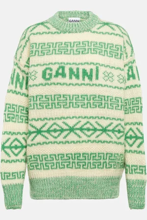 Ganni Logo wool sweater