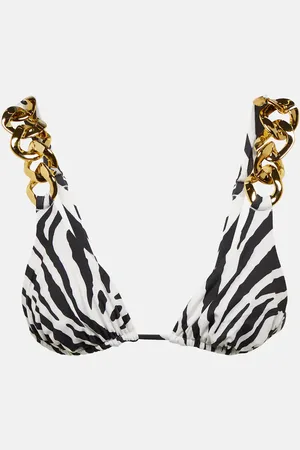 SAME Chain-embellished bikini top