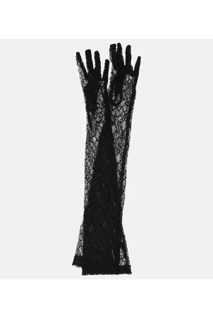 DAVID KOMA Mujer Guantes - Long lace gloves