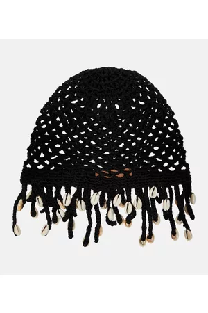 Alanui Mother Nature embellished crochet hat