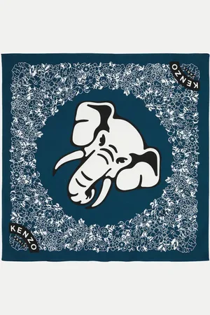Kenzo Printed cotton scarf