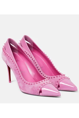 Christian Louboutin Duvette Spikes 85 suede pumps