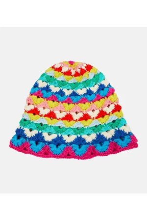 Alanui Over The Rainbow crochet hat