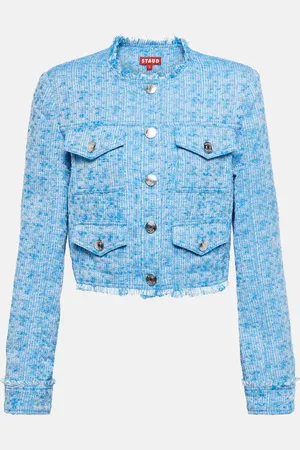 Staud Cropped tweed jacket