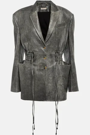 The Mannei Antibes leather blazer