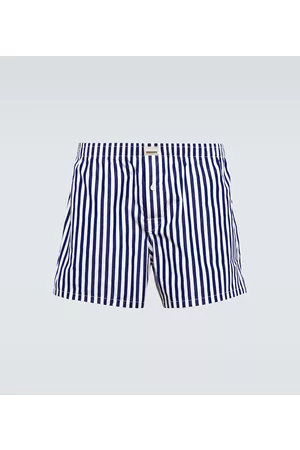 Gucci Hombre De algodón - Striped cotton poplin boxer shorts