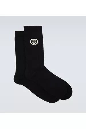 Gucci Hombre Calcetines - Interlocking G cotton-blend socks