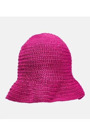 ANNA KOSTUROVA Mujer Sombreros - Crochet cotton bucket hat