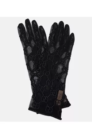 Gucci Mujer Guantes - GG embroidered tulle gloves