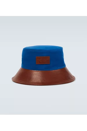 BODE Hombre Sombreros - Cotton and leather bucket hat