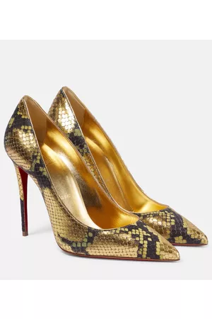 Christian Louboutin Mujer Pumps - Kate 100 snake-print leather pumps